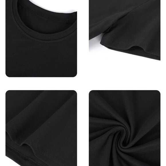 Black Casual Womens Jesus loves you Round Neck Short Sleeved Graphic tshirt - Picture 2 of 5